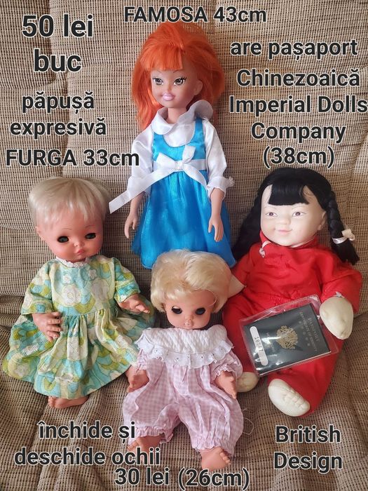 Păpuși(bebeluși) interactive