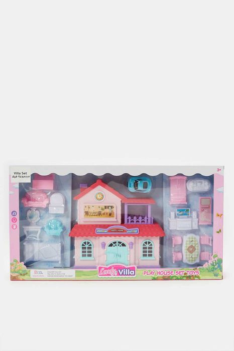 Прекрасна къща за кукли вила с ефекти