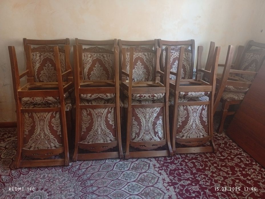 Stol stul 10 talik, stoli 2 m, 40sm qowimcasi bor