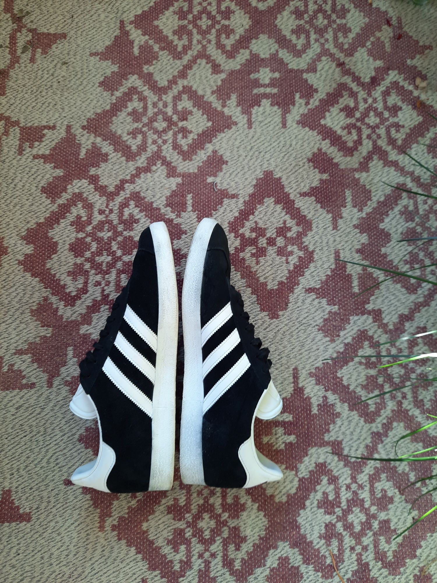 Adidas gazele alb negru