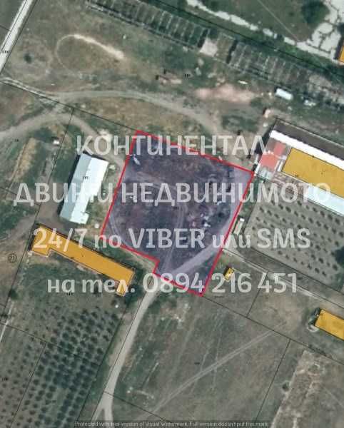Три парцела 2-3300м2 в стоп. двор за промишлено - код 62482