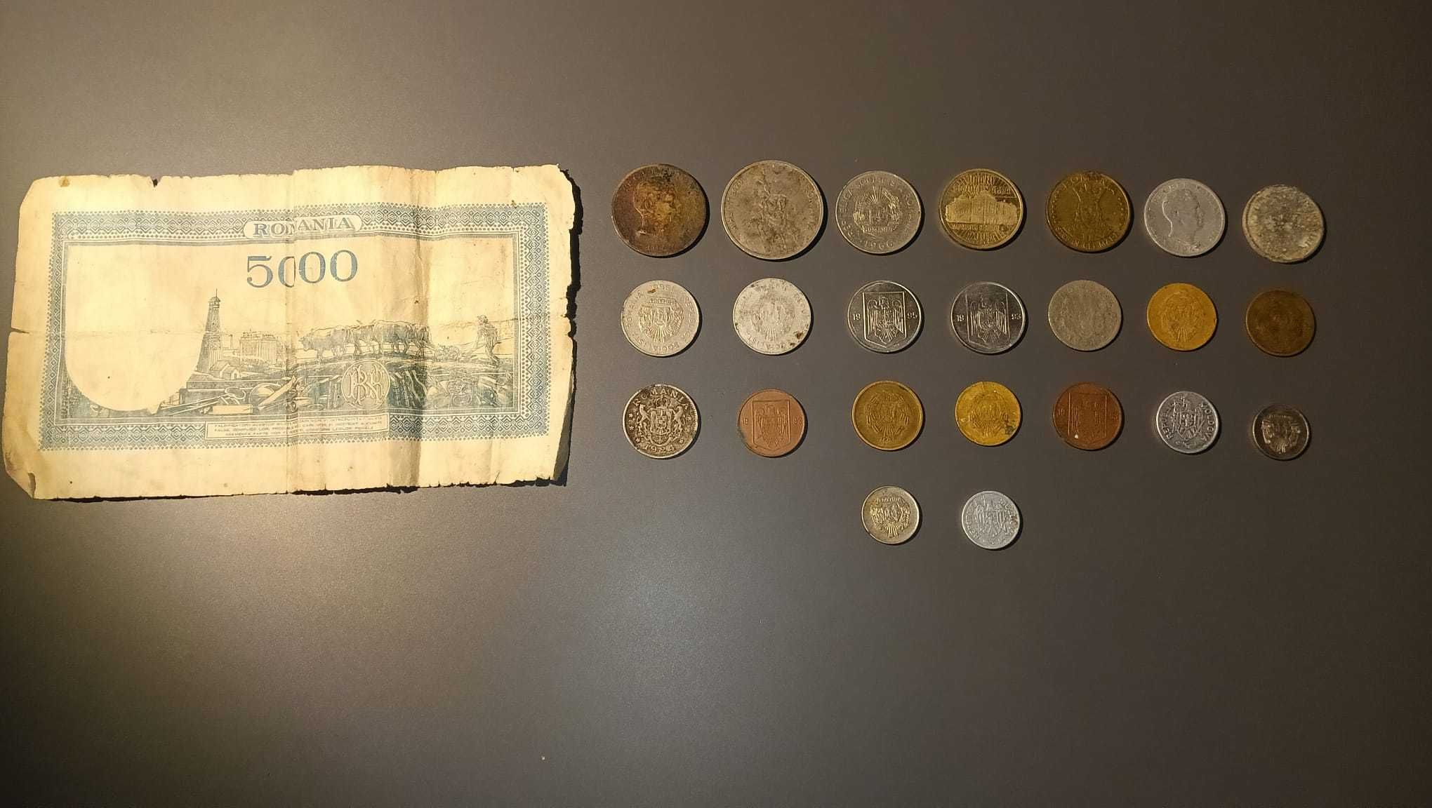 Vând monede și bancnote românești vechi