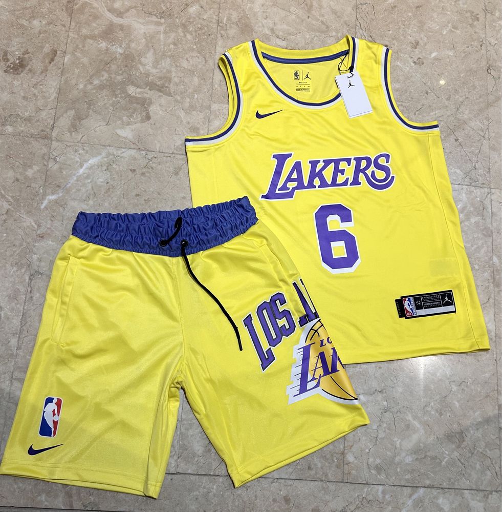 NEW!! Compleu Lakers by Jordan - calitate superioară PREMIUM