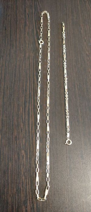 Set Lant si Bratara Aur 14K 12,82gr. NOU