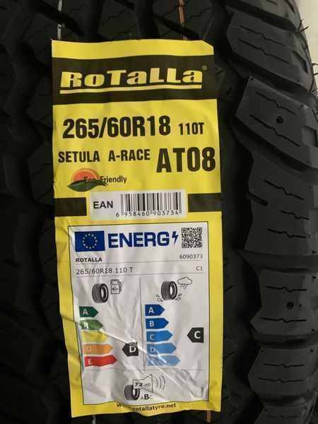 Нови джипови гуми ROTALLA SETULA A-RACE AT08 265/60R18 110T НОВ DOT