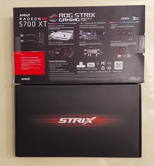 Видеокарта ASUS ROG STRIX RX 5700 XT OC GAMING 8GB 256b