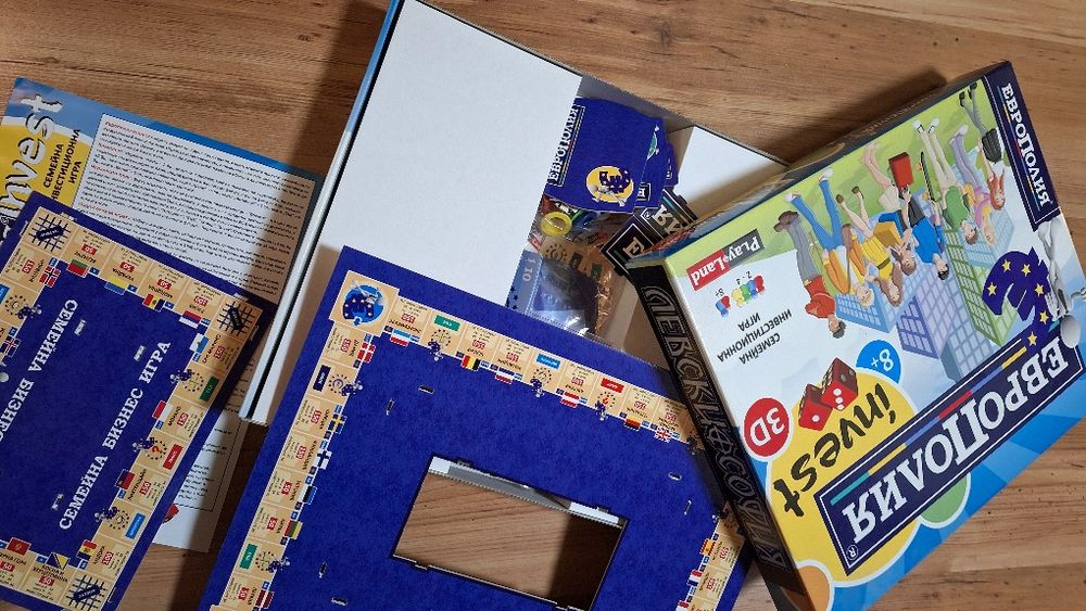 Настолна семейна игра Европолия