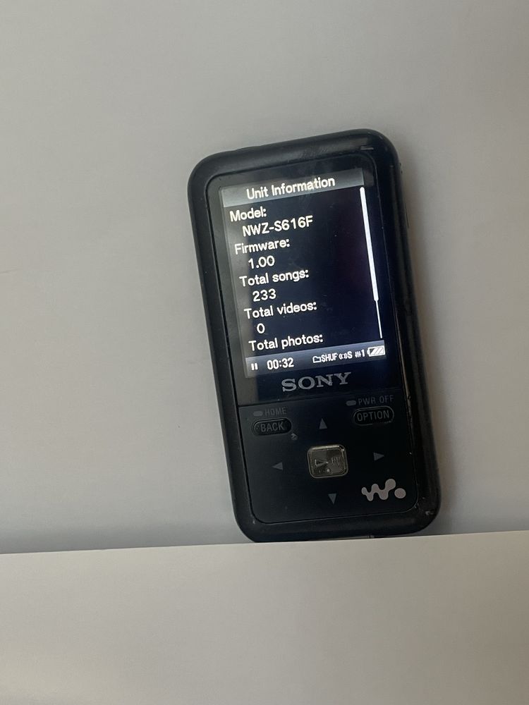 player Sony NWZ-S616F 4GB