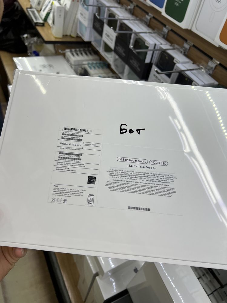 Macbook Air M2 512 Midnight 13.6