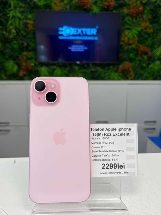 Telefon Apple Iphone 15-128 GB/6GB RAM