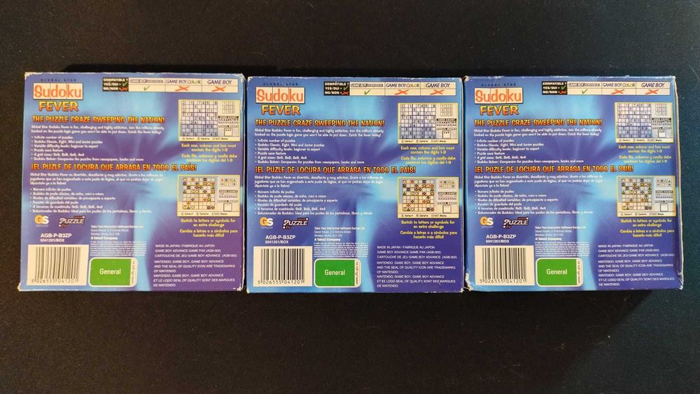 Sudoku Fever - Game Boy Advance caseta joc nintendo NOUA