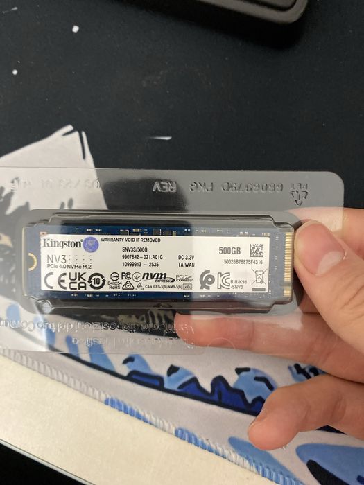 Продам ssd kingston nvme m2 500gb