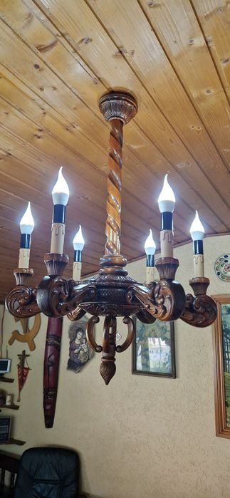 Candelabru rustic