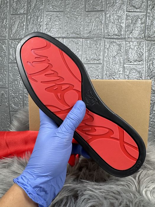 Christian Louboutin Black High Negru Cutie