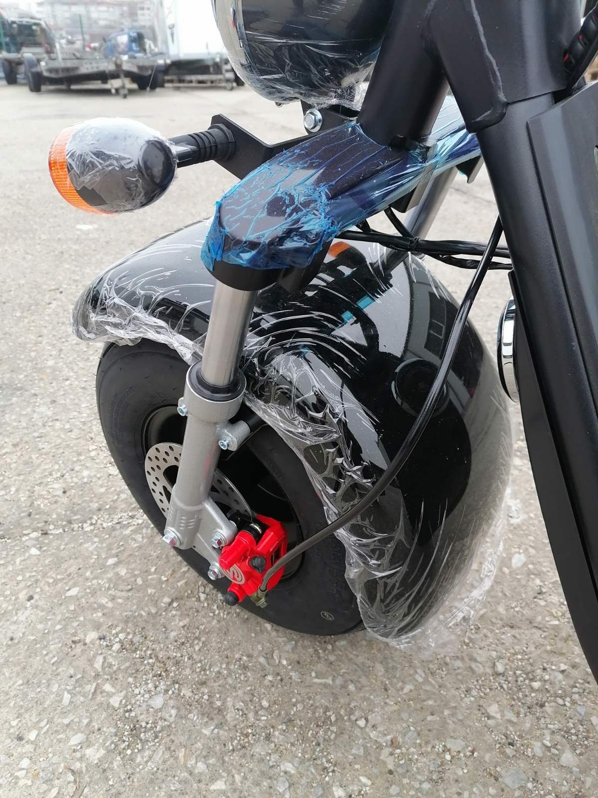 Електрически скутер Харли цвят черен 1500w