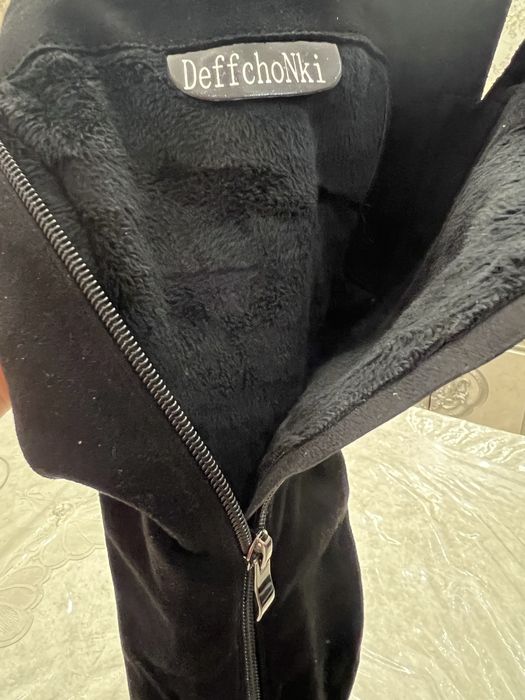 Замшевые сапоги ботфорты