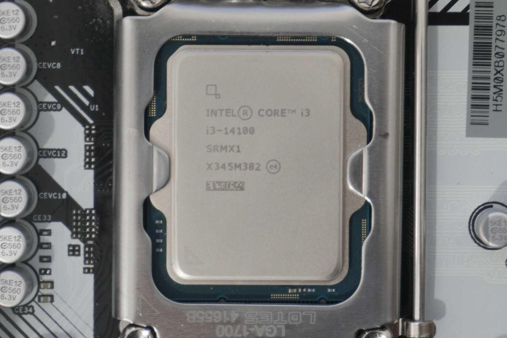 CPU i3 14100 - 4 core / LGA 1700 / integrated graphics / 60w / вкл ДДС
