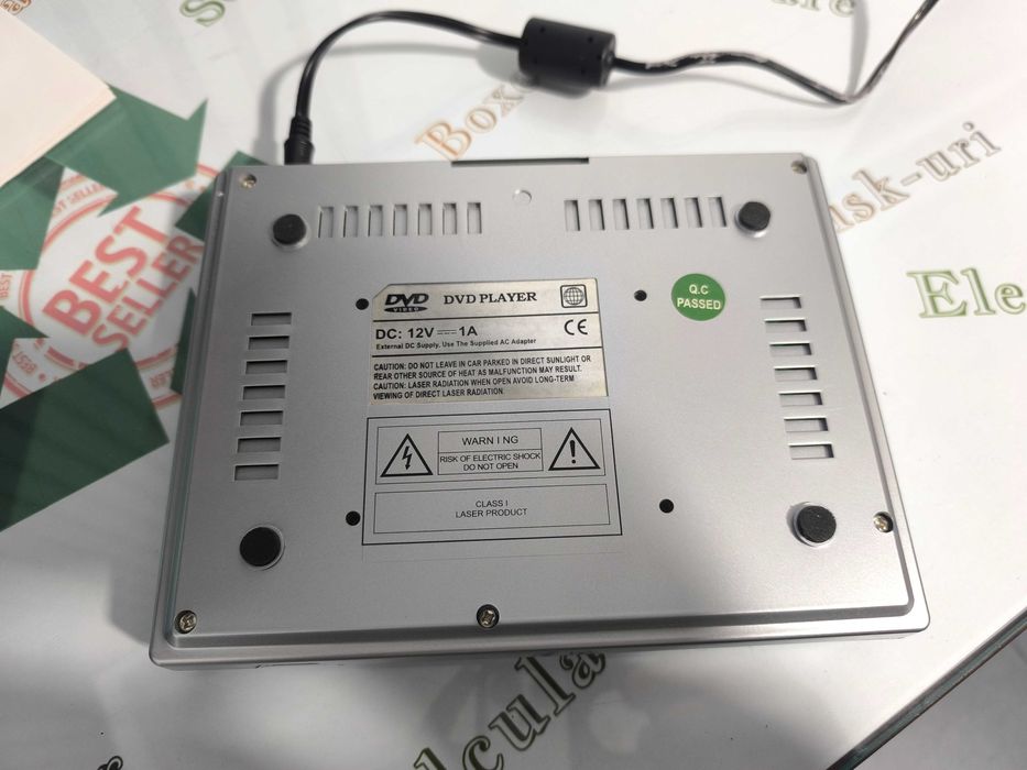 DVD Player Portabil - Compact, Multi-Format, DC12V