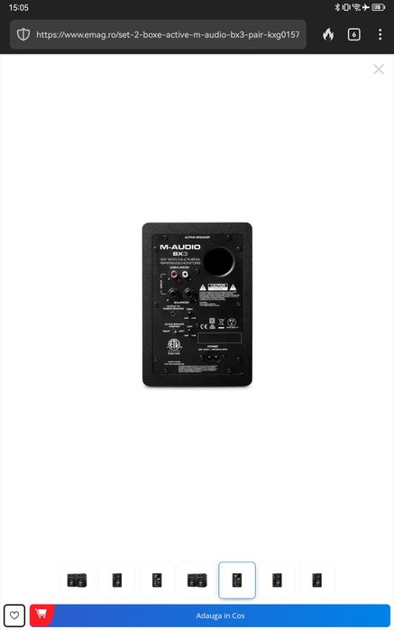 M-audio BX3 monitoare audio active