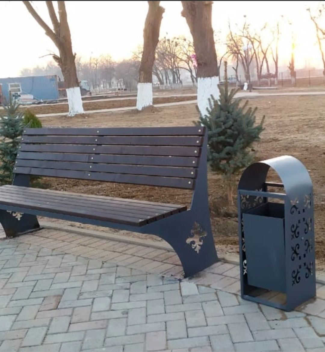 Скамейка      урна