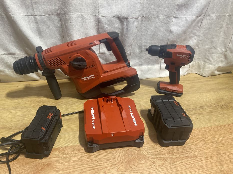 Hilti te 30 nuron + sf 4 bat 12 amp + 8