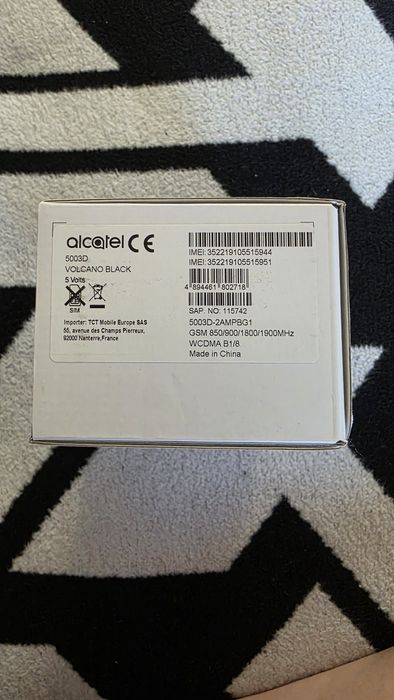 Alcatel 1C Volcano Black чисто нов, не е отварян