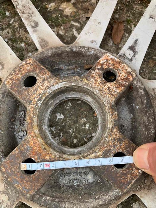 4 броя алуминиеви джанти 17цола от Mitsubishi Galant отлично състояние