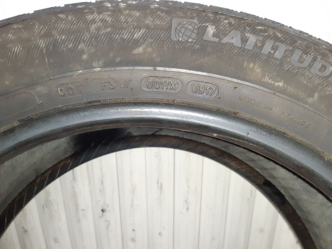 235/55/19 2×Michelin vara 101v dot 0917  4,02mm