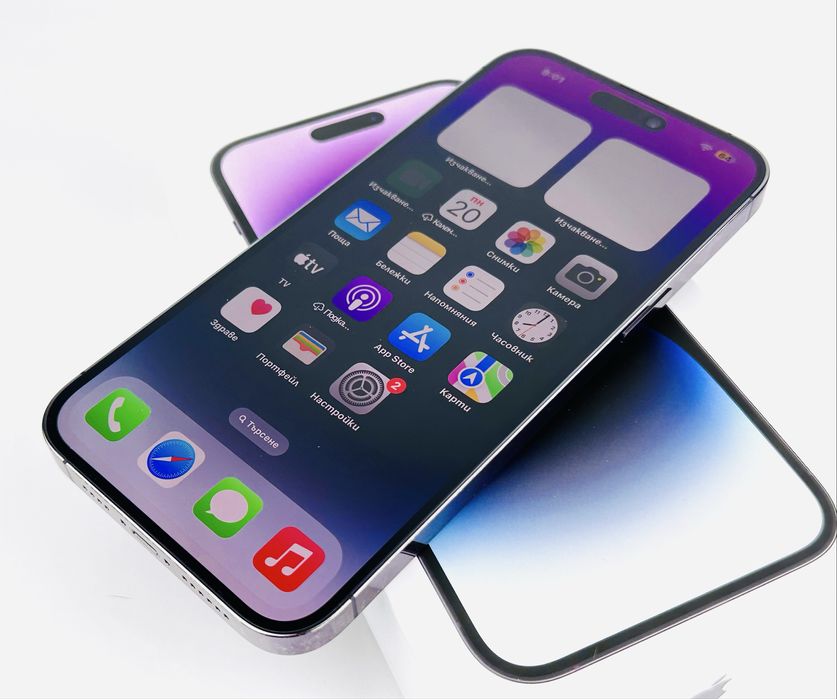 Apple iPhone 14 Pro Max 128GB Deep Purple Перфектен! Гаранция!