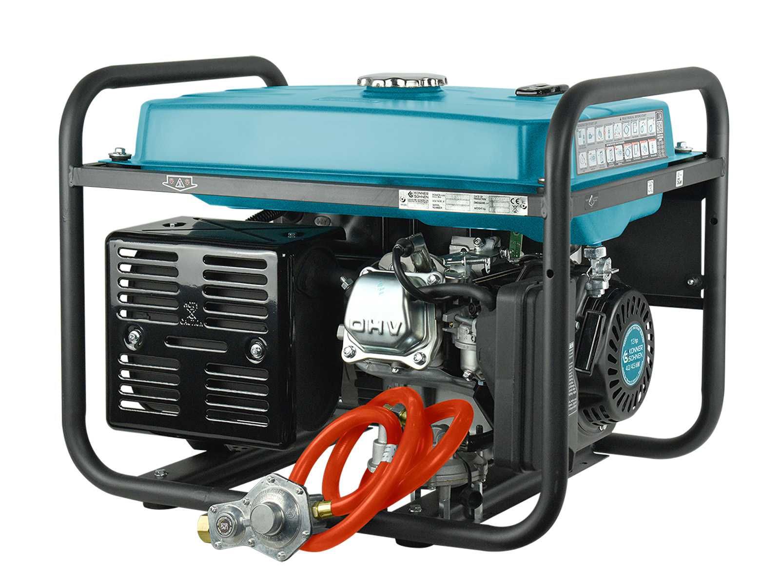 Generator de curent hibrid GPL/benzina 230V 4,5 kW Konner KS 5000E G