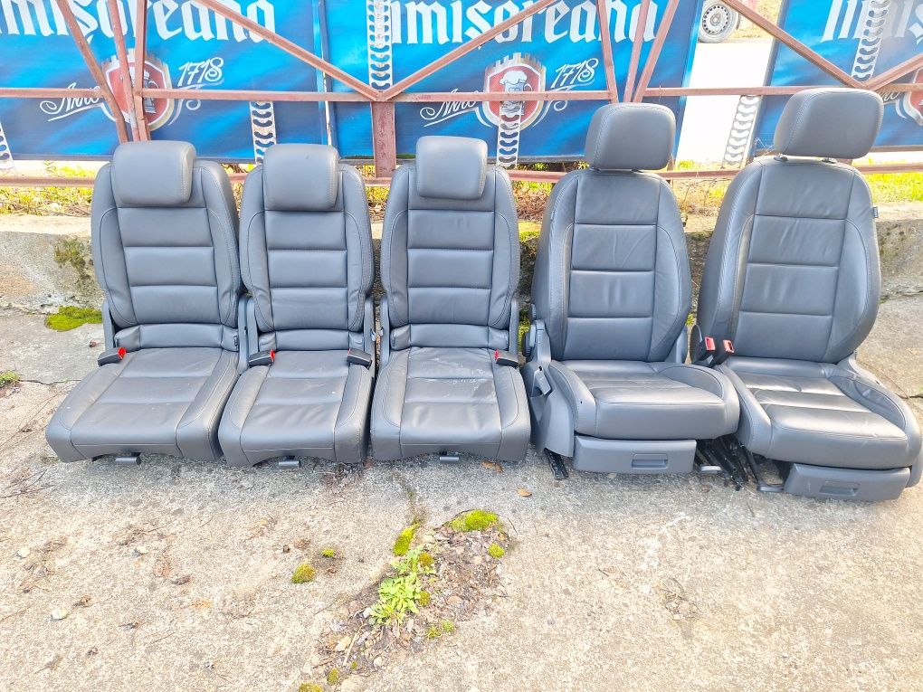 Interior piele complet VW Touran 5 locuri cu încălzire scaune fata