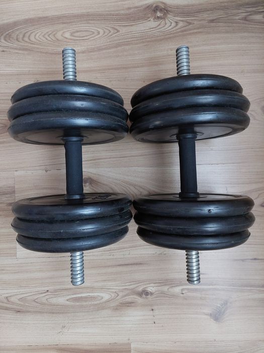 Дъмбели гумени 70 кг (2×35кг)