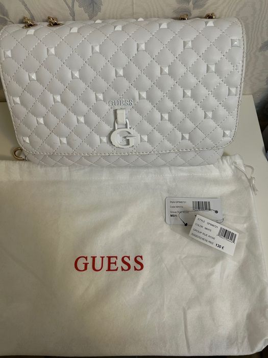 Чанта Guess бяла