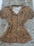 NOU Set pijama, leopard, bumbac, M, L, XL