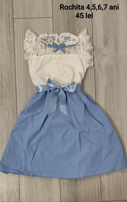 Rochite tip sarafan fete 6 si 7 ani