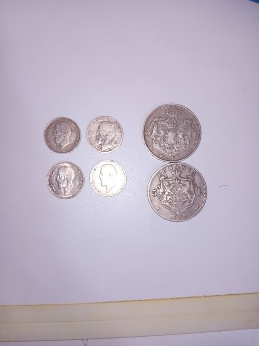 Monede vechi din Argint cu Carol I