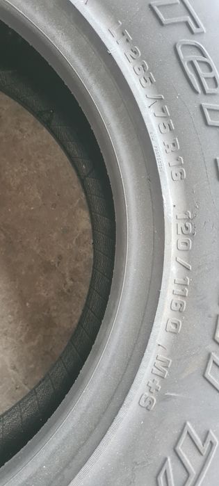 2 anvelope M+S BFGoodrich 265/75/16,dot 2021