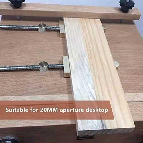 Нови Дърводелски регулируеми клипове маса 2 броя Ø20 мм стомана месинг