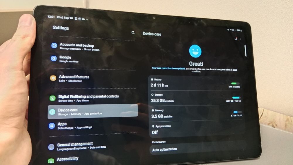 Samsung Tab a9+ 128гб планшет