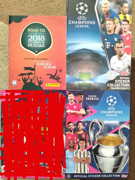 Албуми: Шампионска лига 2016/7, 2020/1, Road to Russia 2018