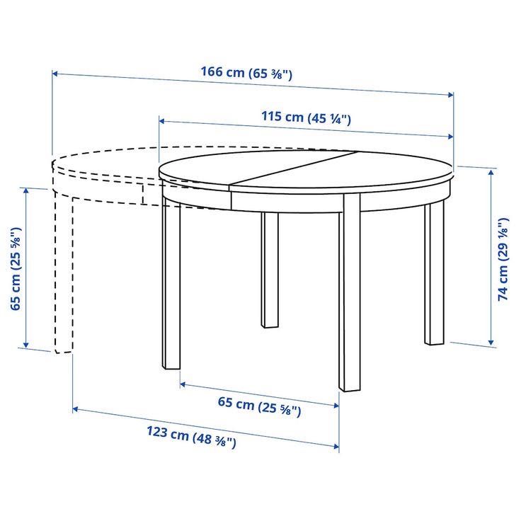 Masa rotunda lemn_extensibila_Ikea