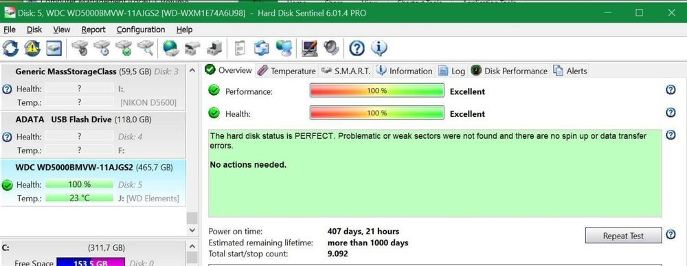 Hard disk extern Western digital WD Elements, 500 GB