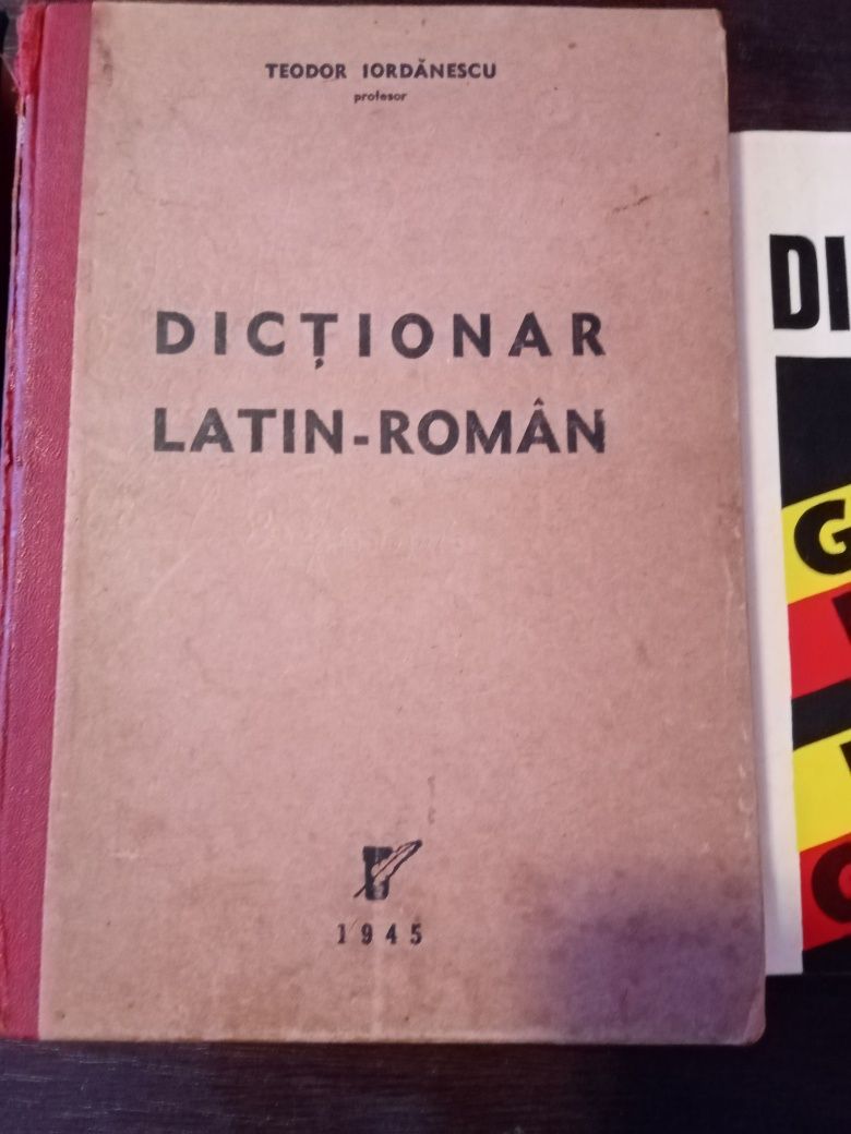 Dicționare de limba germană. Engleza. Latina