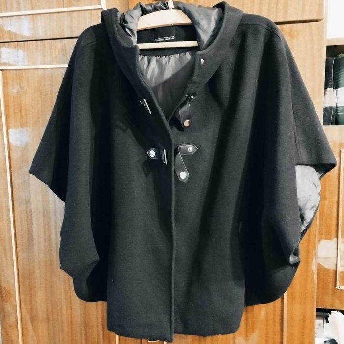 Дамско палто, черно два модела