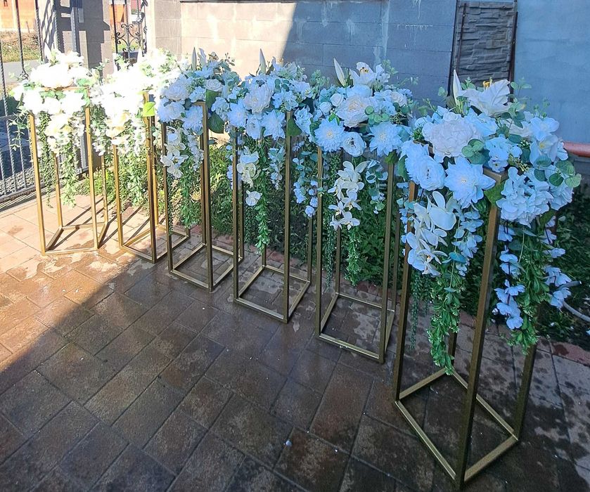 Vand stalpii aranjamente florale nunta