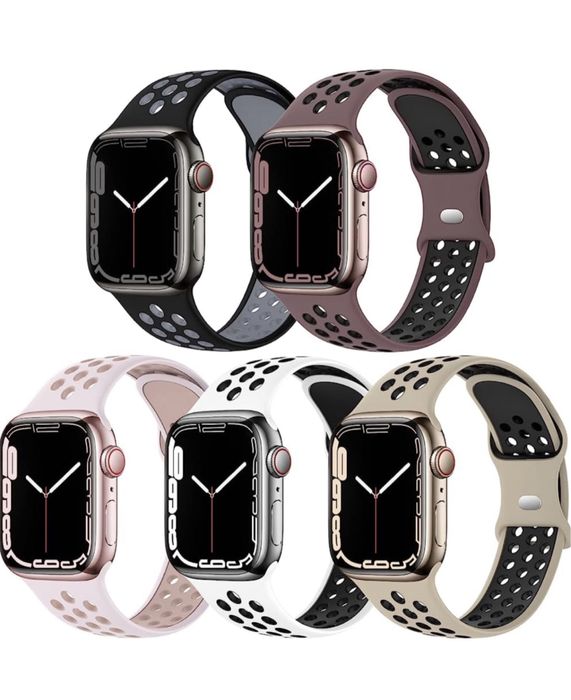 Curea Silicon Perforata Gauri Cablu Usb Ceas / Apple Watch