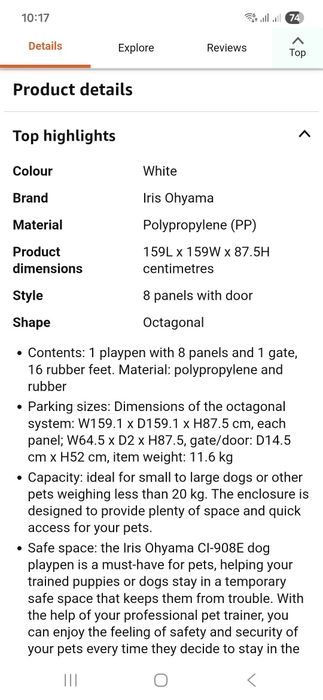 Tarc plastic pentru câini sau pisici