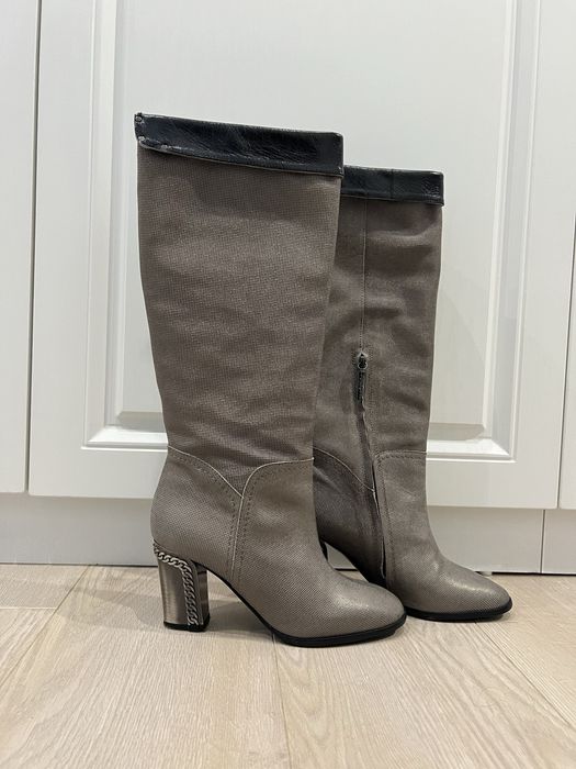 Сапоги из натуральной кожи