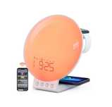 Dekala veioza RGB + ceas + incarcator wireless telefon si ceas Apple