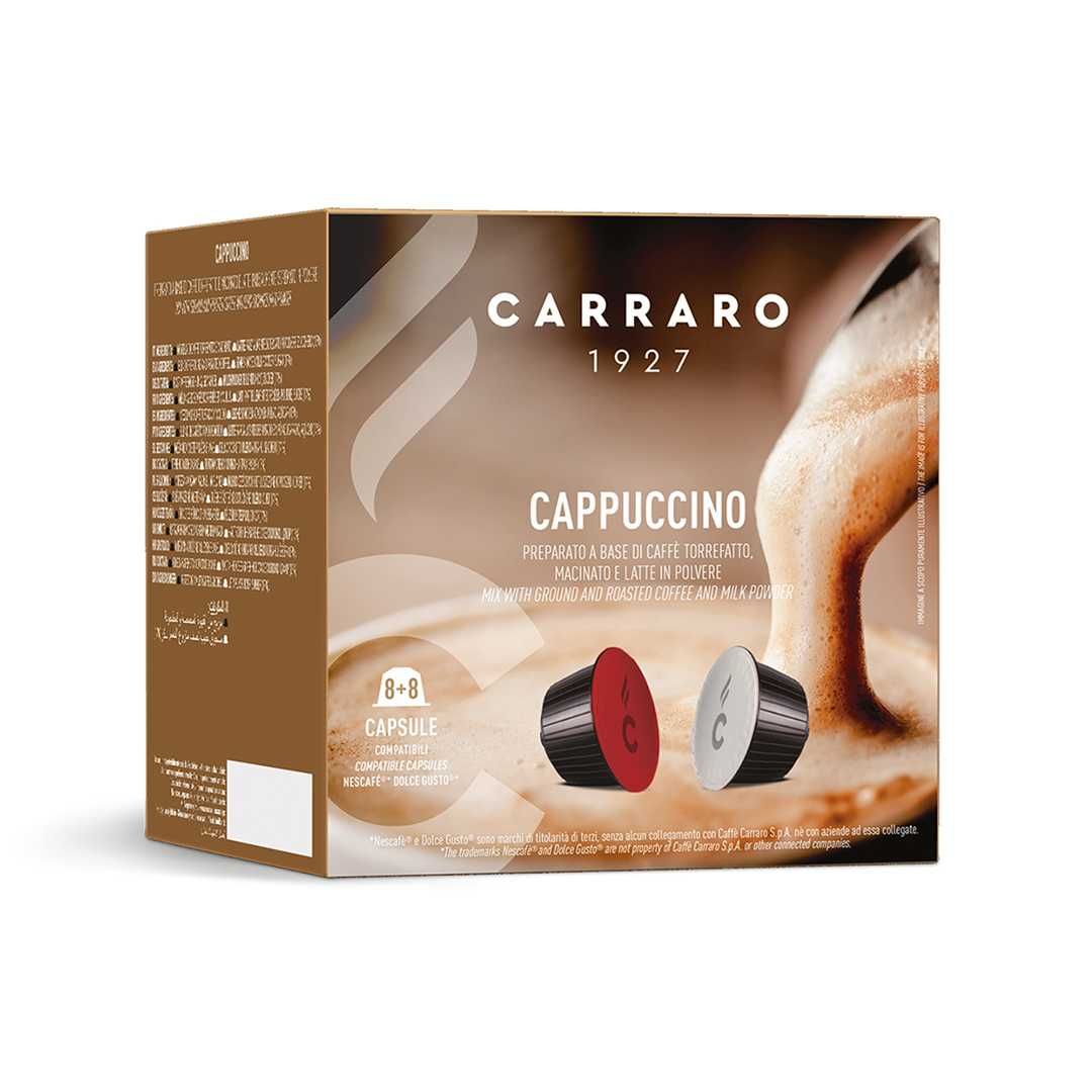 Кофе в капсулах Dolce Gusto производства Carraro - Италия